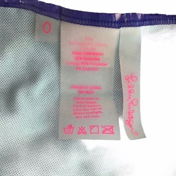 Lilly Pulitzer Royal Blue Isle Lattice One-Piece Swimsuit Size 0 - Picture 6 of 6